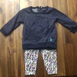 Baby Girl Sweatshirt Set